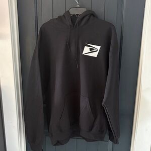 USPS Postal Black Hoodie with Logo